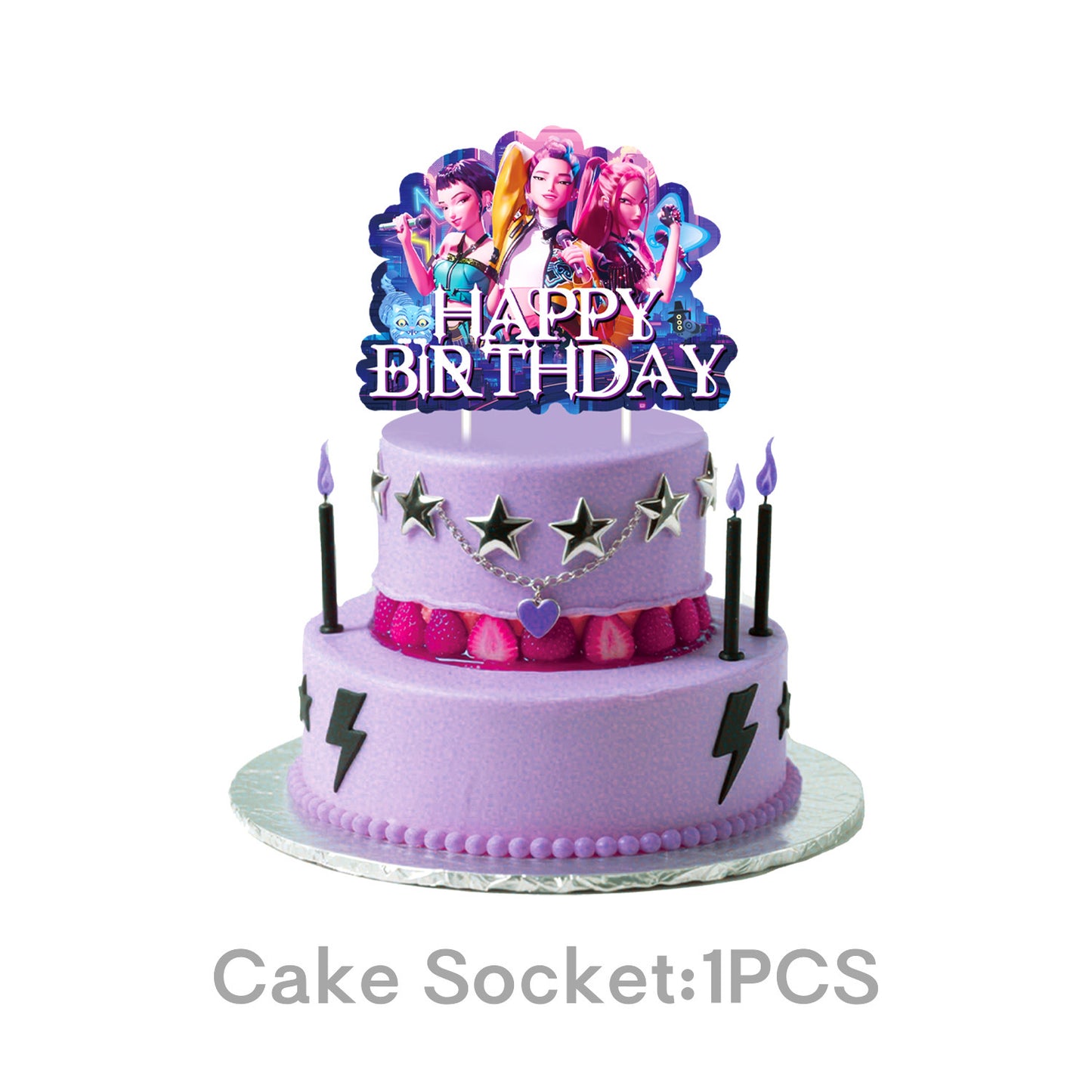 Demon Hunters & Saga Boy Band Birthday Party Supplies Themed Tableware and Decorations