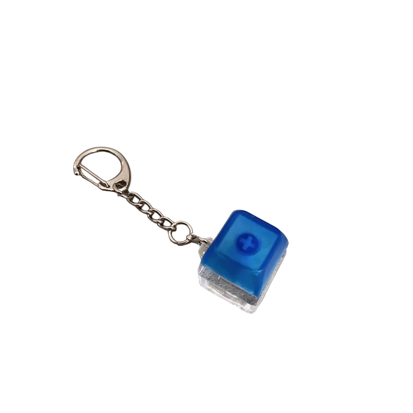 Frosted Keycap Stress Relief Keychain Keyboard-Style Pendant Charm
