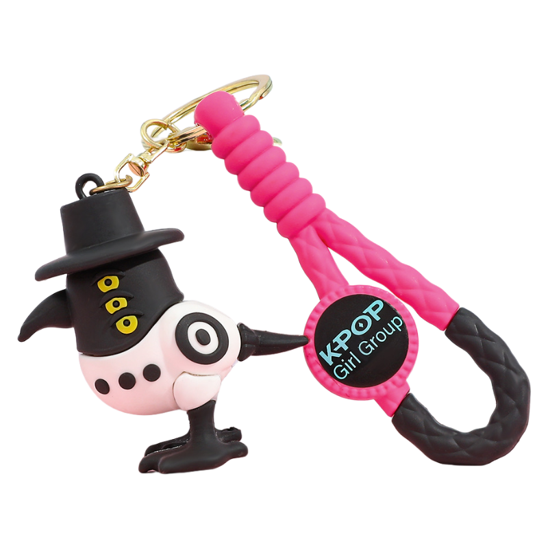 K-Pop Demon Hunters PVC Silicone Keychain Backpack Charm Trendy Merchandise