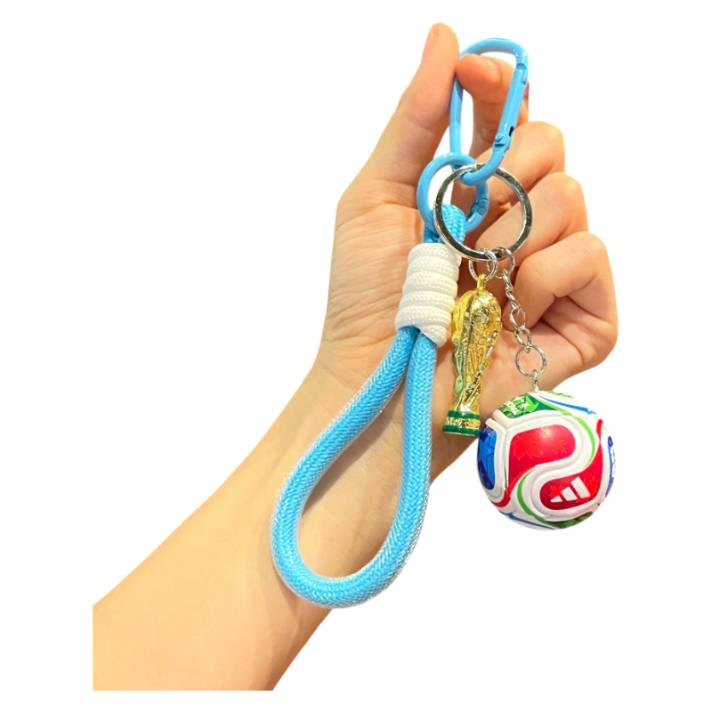 2026 World Cup Keychain Mexico USA Canada Soccer Fan Souvenir Pendant