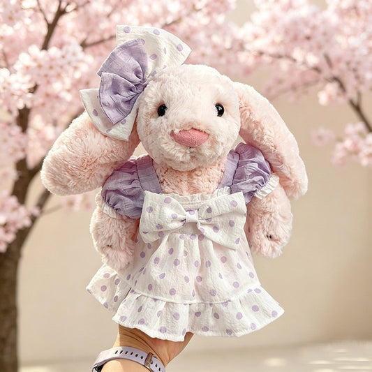 30cm (11.8 in) Bunny Doll Clothes – Princess Dresses & Plaid Suits, Clothes Only