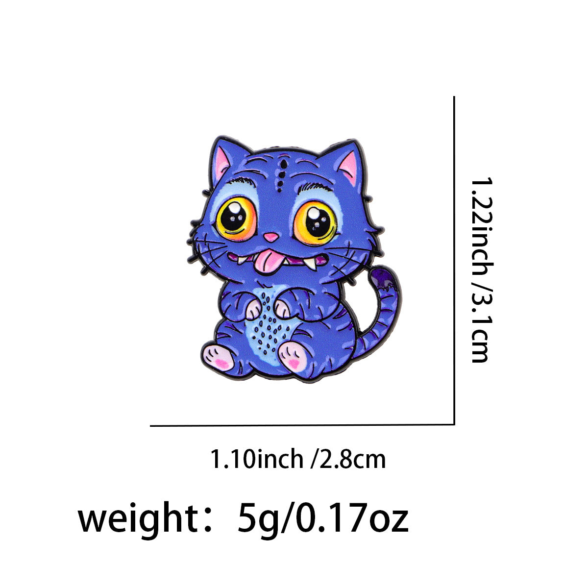 K-Pop Demon Hunters Cartoon Metal Brooch Creative Badge Pin for Bags and Clothing Accessories