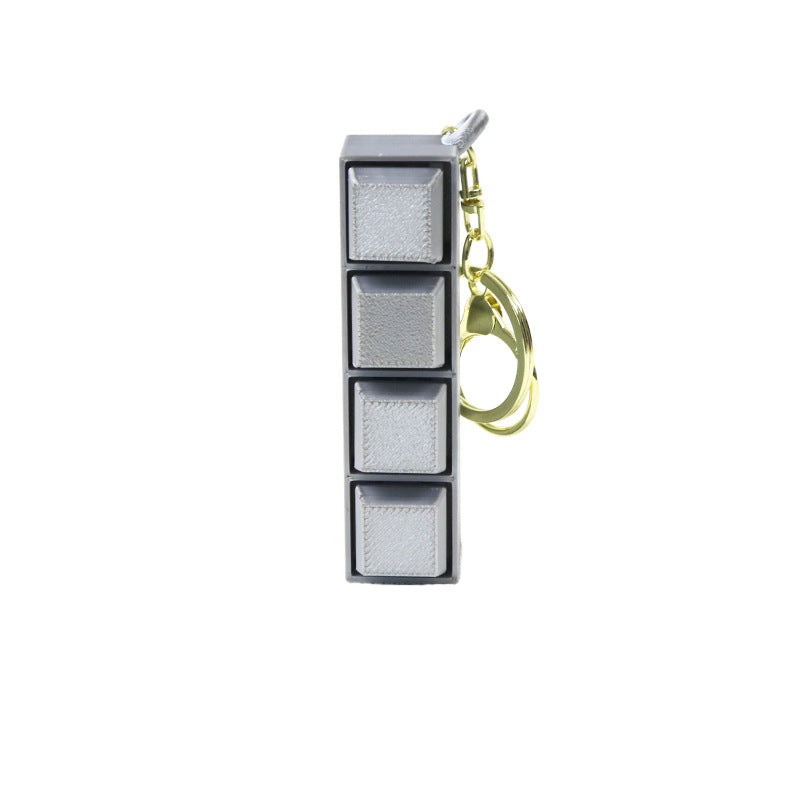 Puzzle Block Fidget Keychain – Press Toy Bag Charm