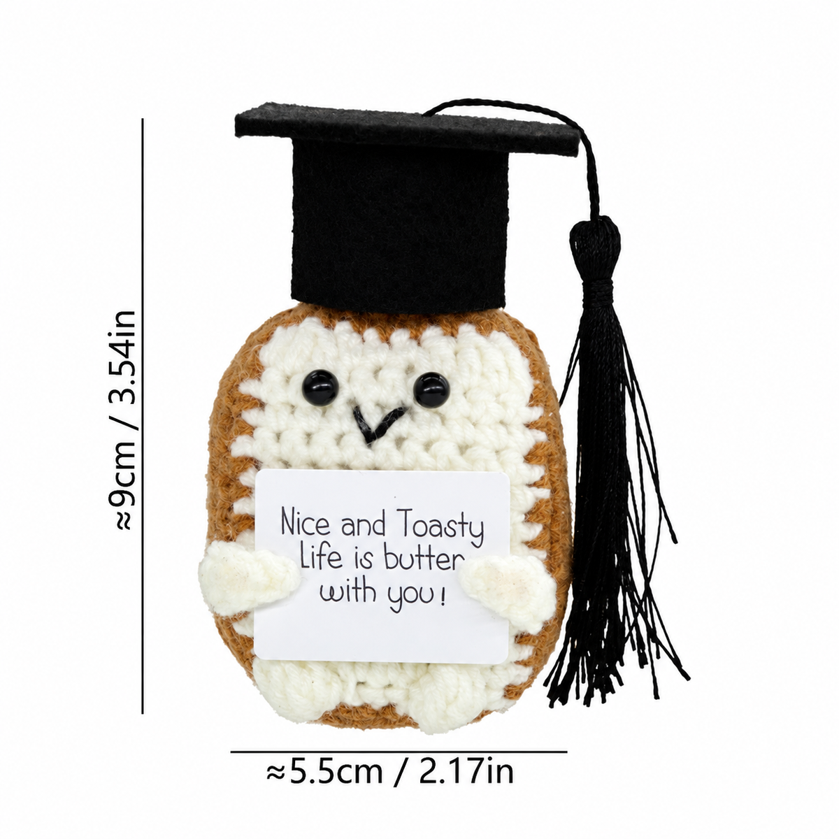 Crochet Food & Drink Pals with Message Cards – Cute Desk Decor & Gifts