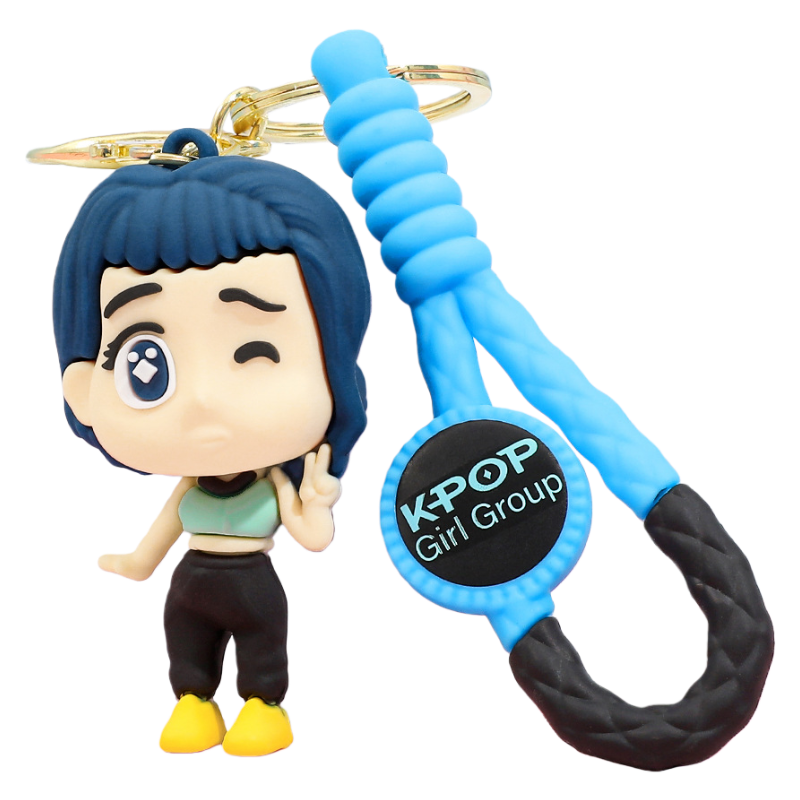 K-Pop Demon Hunters PVC Silicone Keychain Backpack Charm Trendy Merchandise