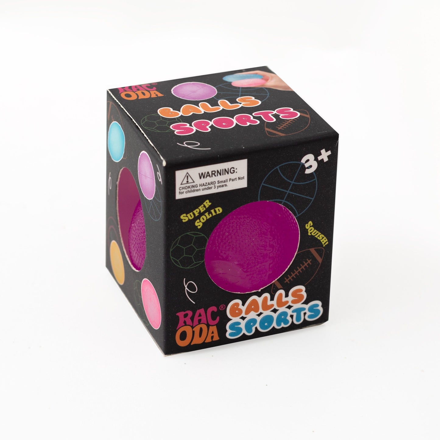 Semi-Transparent Squishy Stress Ball – Slow Rising Squeeze Toy for Anxiety Relief