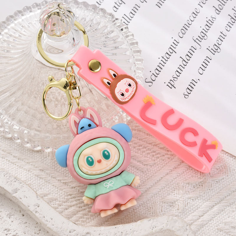 Creative Cartoon Labubu Keychain – Cute & Quirky Sheep Bag Charm