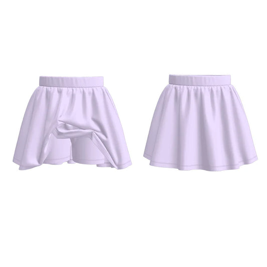 Grils Summer Outdoor Soft Muti-Colors Athletic Skirt