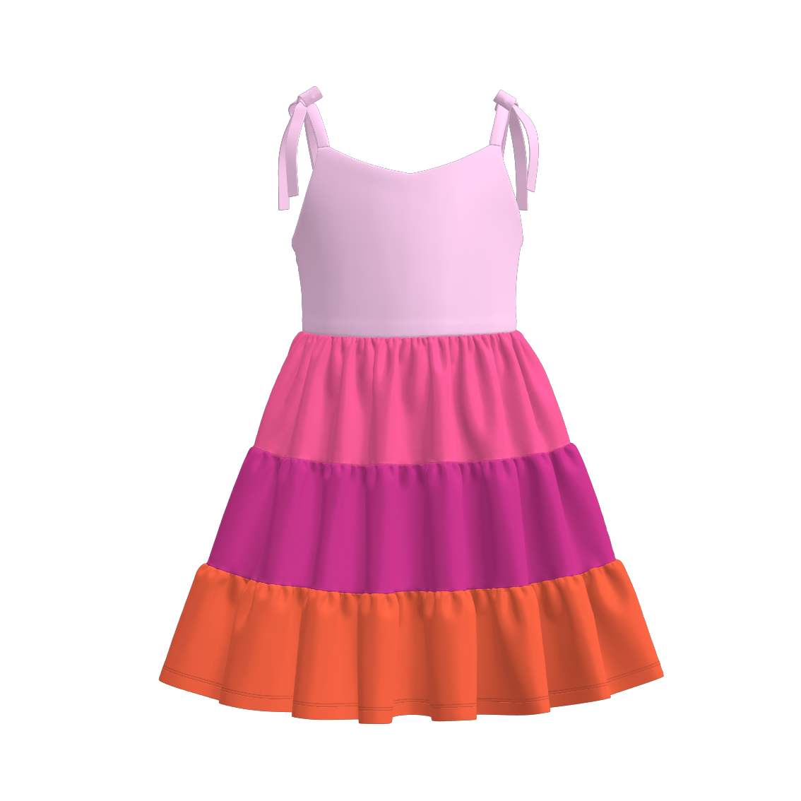 Mommy And Me Summer Soft Patchwork Slip Dress