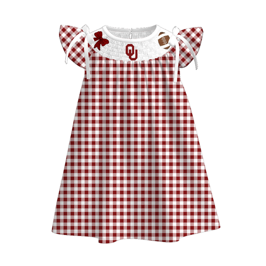 Oklahoma Sooners Football Embroidered Matching Sibling Outfits