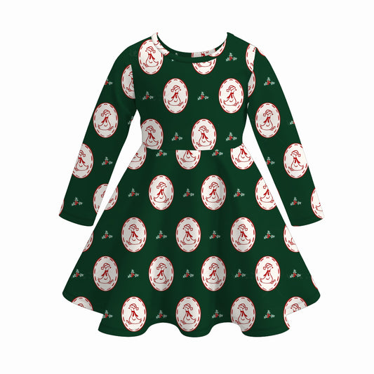 Christmas Smocked Embroidery Kids Outfit Collection