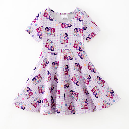 2025 Fall Popular Kpop Demon Hunter Soft Twirl Dress