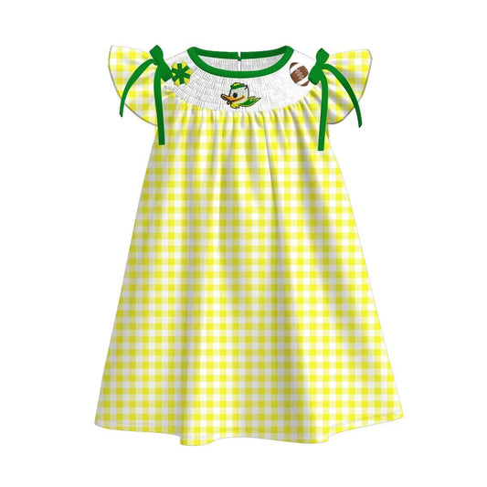 The Oregon ducks Football Embroidered Matching Sibling Outfits