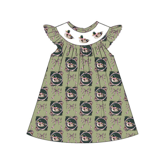 Kids Smock Embroidery Outfit | 2026 Spring Summer Duck Collection