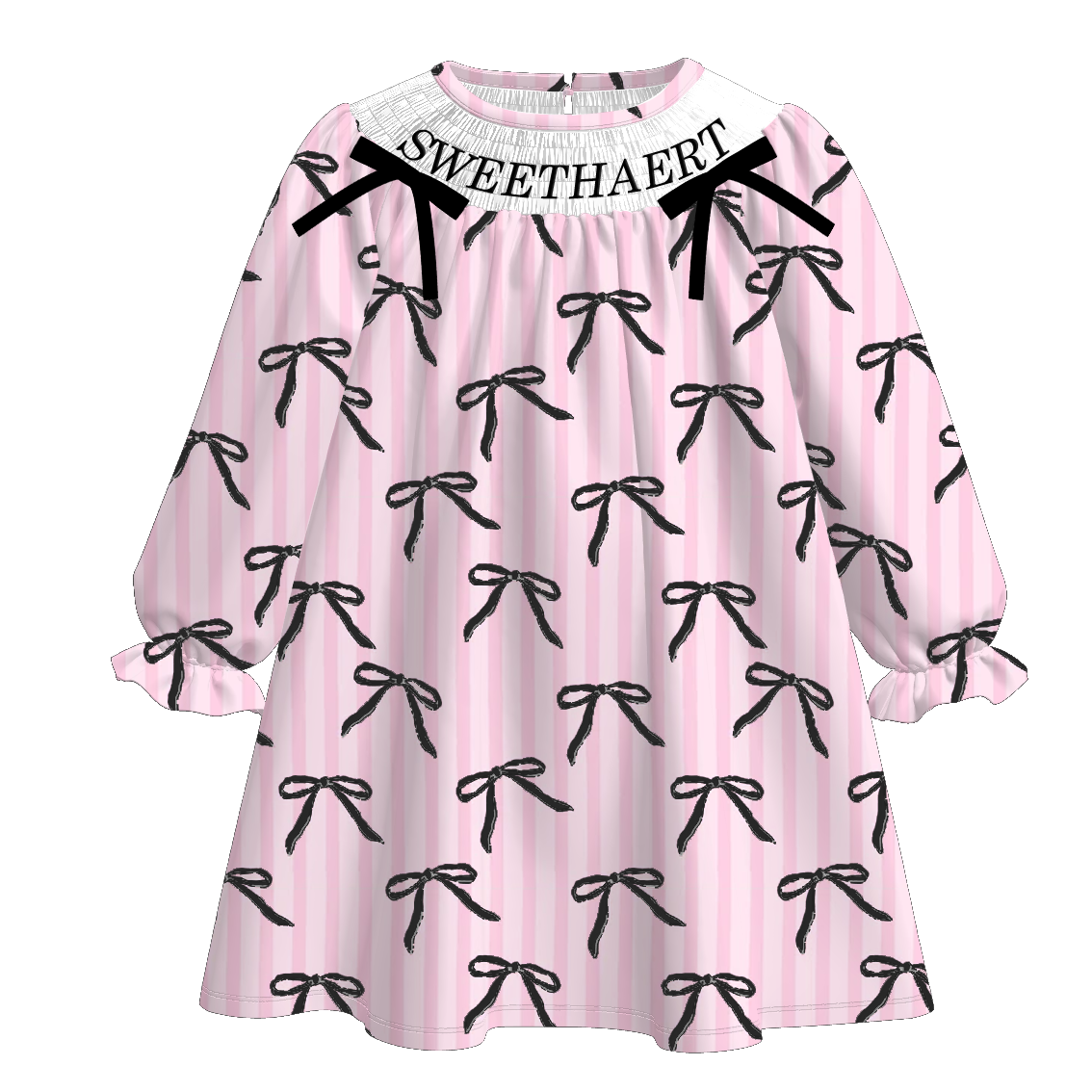 2026 Valentine's Day Smock Embroidery Dress & Romper