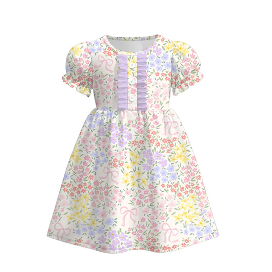 2026 Spring Lavender Floral Print Outfits Collection