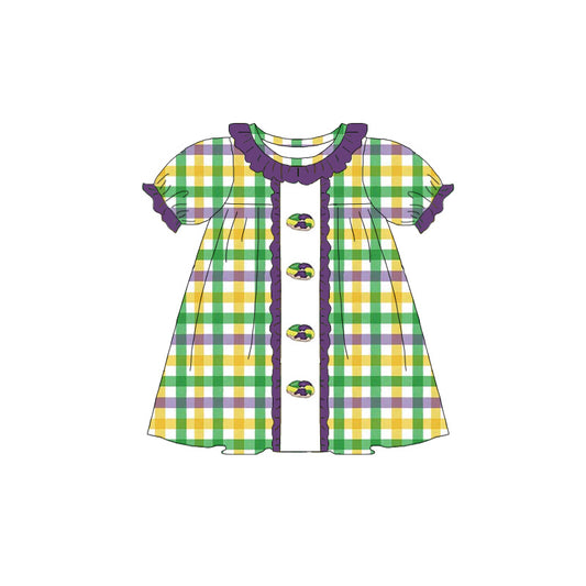 2026 Mardi Gras “King Cake” Embroidered Kids Collection