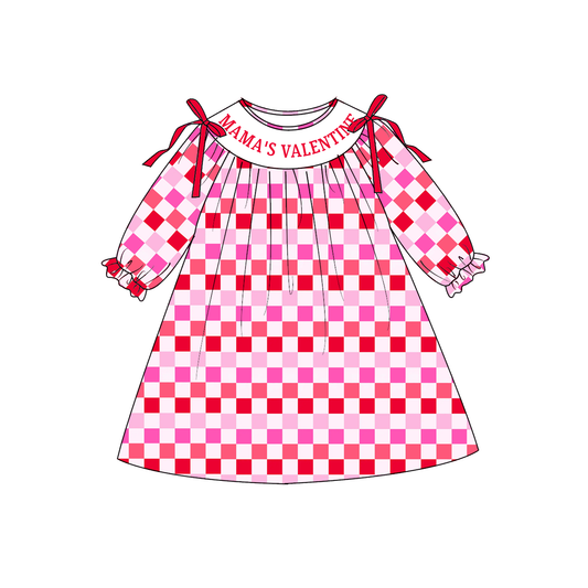Kids Plaid Smocked Collection MAMA'S VALENTINE Holiday Outfits