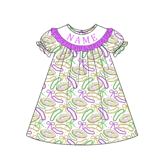 Kids Mardi Gras Smocked Collection Custom Name Holiday Outfits