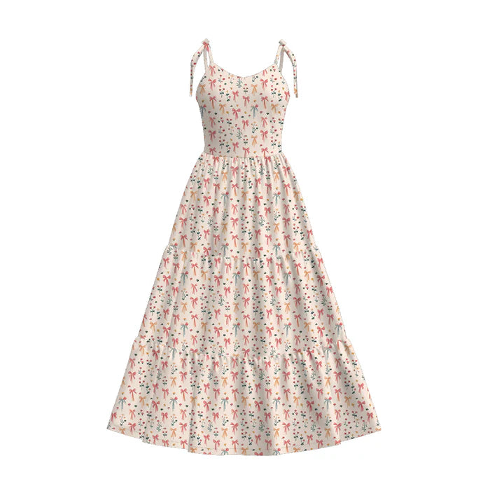 Women Mother's Day Mommy and Me Floral Maxi Slip Dress