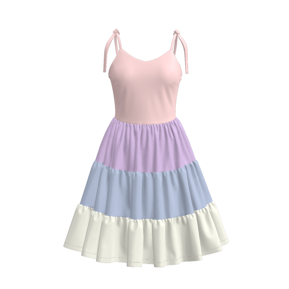 Mommy And Me Summer Soft Patchwork Slip Dress