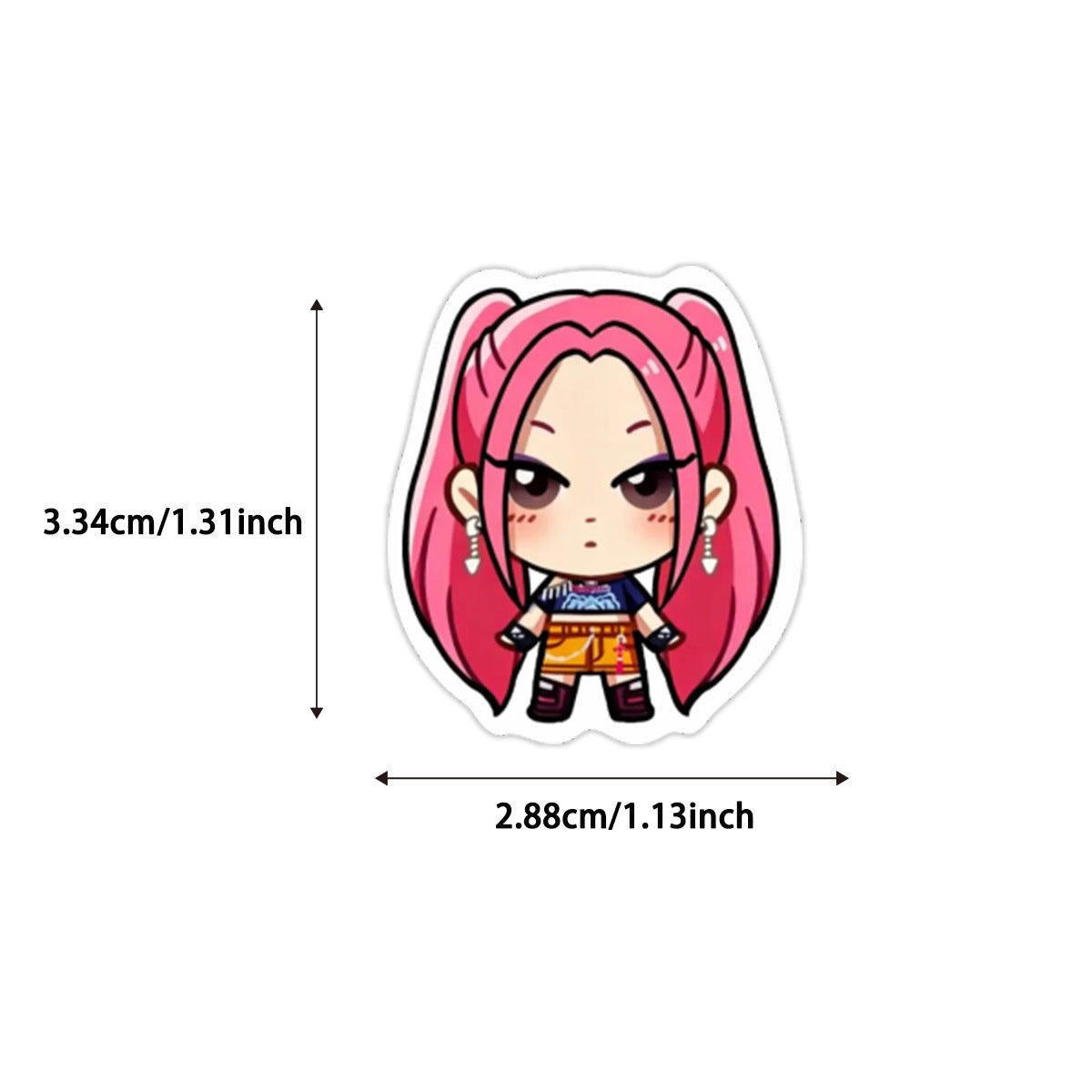 KPOP Demon Hunters Saja Boys Stickers Character Decals DIY Scrapbooking & Craft Supplies