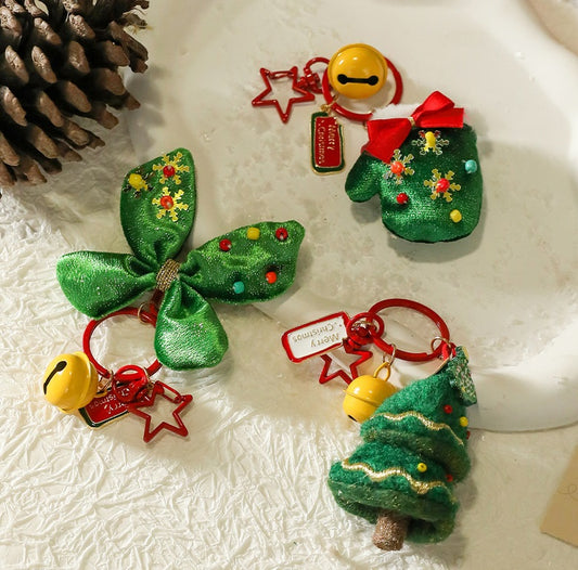 Christmas Tree Hanging Ornaments Plush Gnome Snowman Keychain Holiday Gifts & Decorations