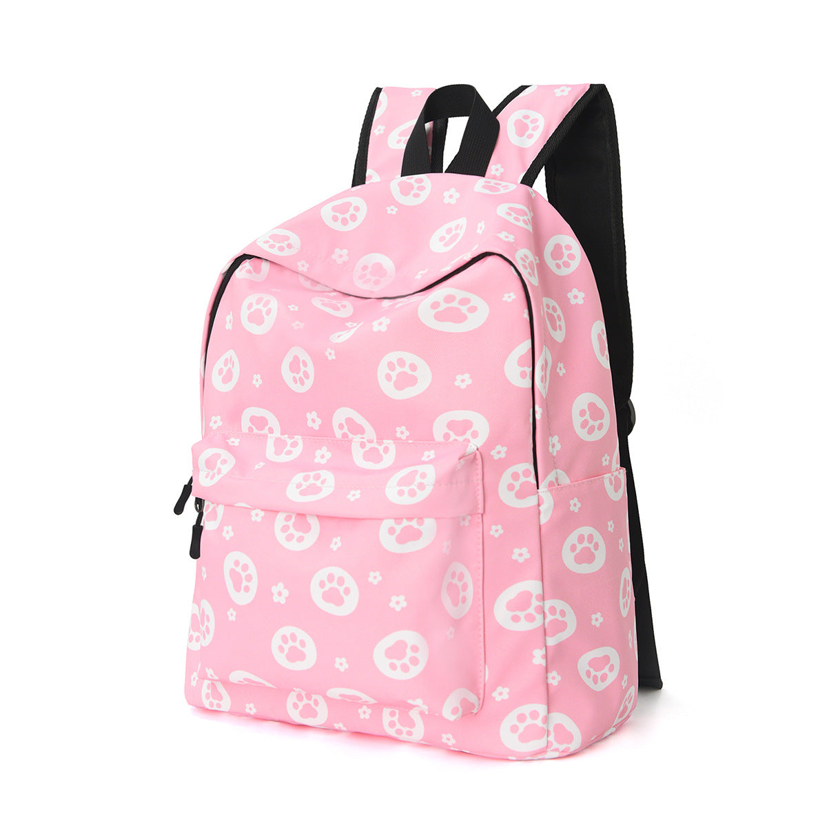Kids' Printed Backpack: Strawberry Rainbow Butterfly Design