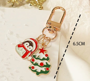 Christmas Tree Hanging Ornaments Plush Gnome Snowman Keychain Holiday Gifts & Decorations