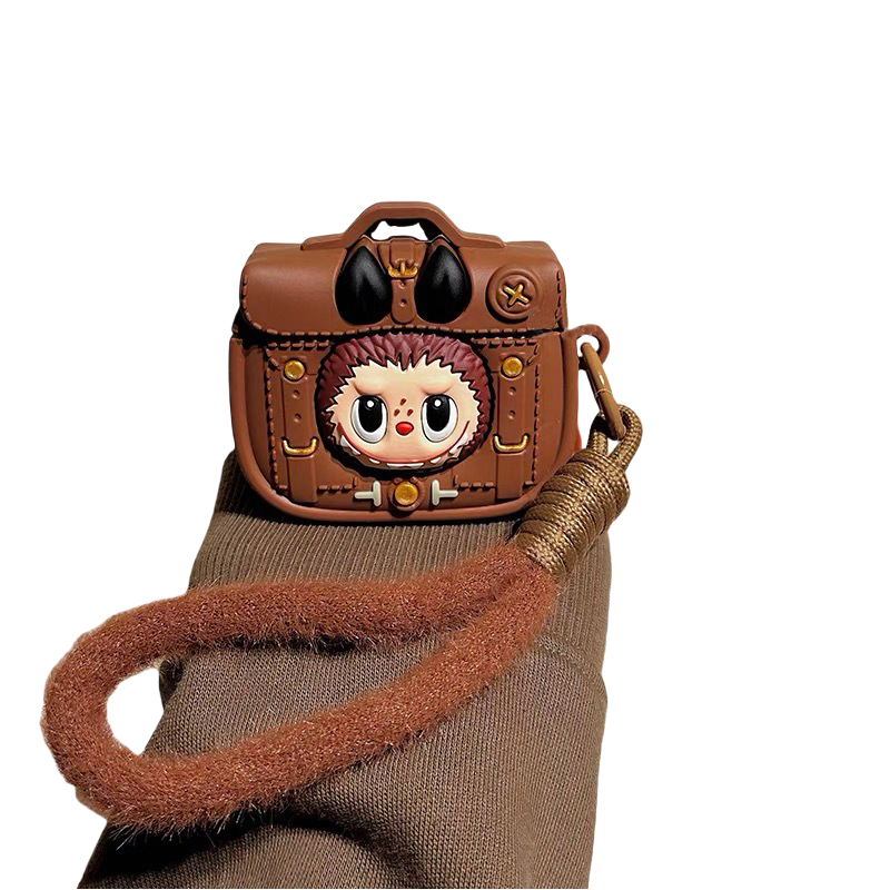 Labubu AirPods Case Cute Bag-Shaped Wireless Earbuds Cover for Apple