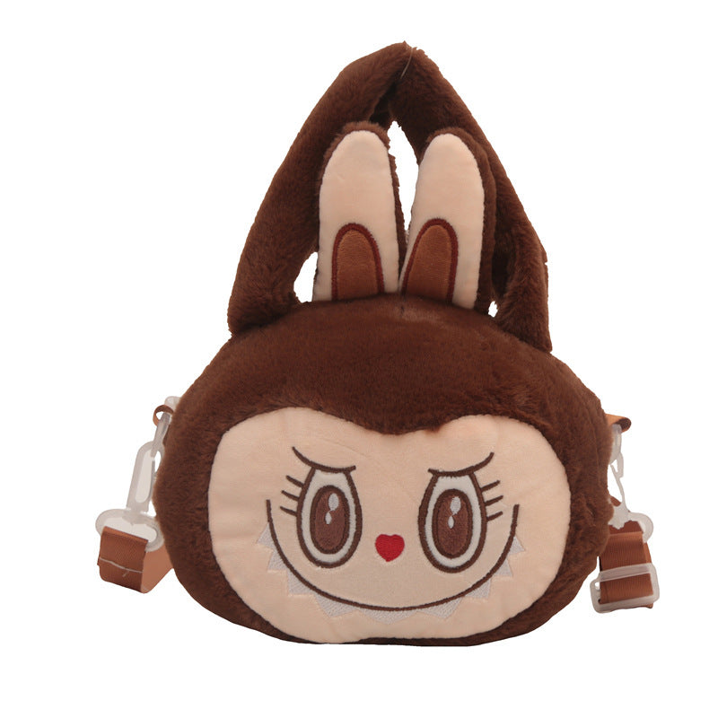 Labubu Plush Cartoon Soft & Adorable Crossbody Bag Girls