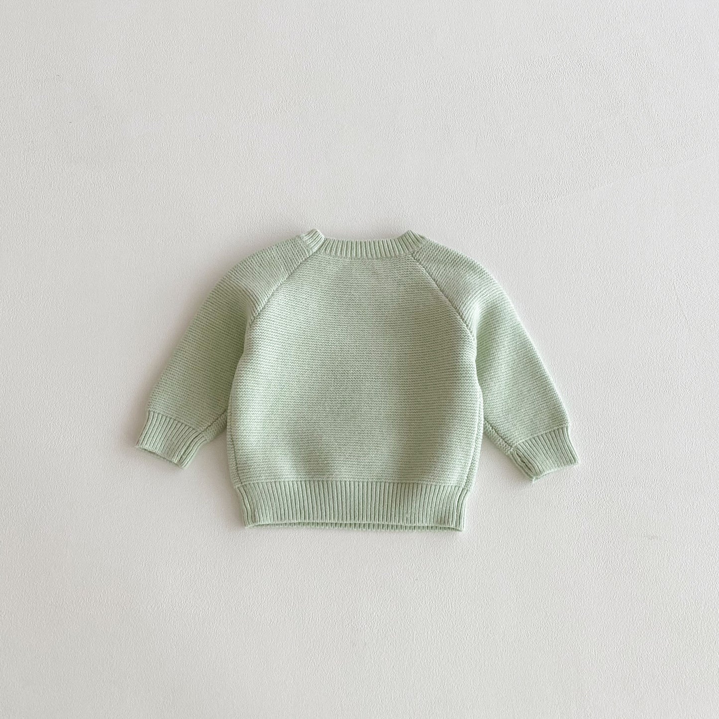 Labubu Pattern 2025 Fall/Winter Kids Cartoon Knit Sweater Unisex Crewneck Pullover