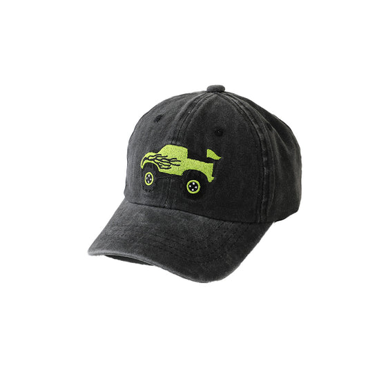 Toddler Truck Embroidery Baseball Cap Soft Cotton 7 Color