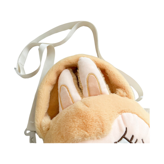 Labubu Plush Cartoon Soft & Adorable Crossbody Bag Girls