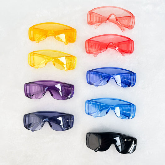 Labubu Doll Dress Up Costume Rainbow Glasses Accessories