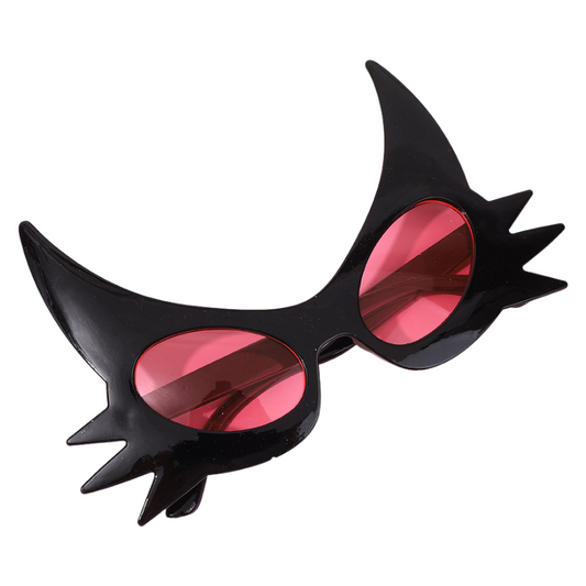 Fall Halloween Cosplay Cat Butterfly Sunglasses Unisex Oval Frame Hollow Novelty Shades