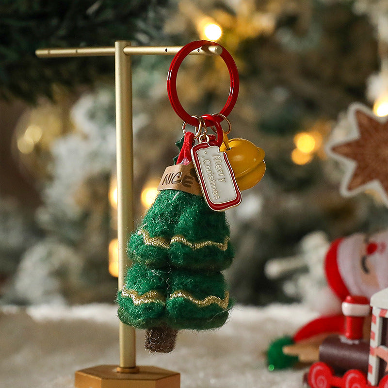Christmas Tree Hanging Ornaments Plush Gnome Snowman Keychain Holiday Gifts & Decorations