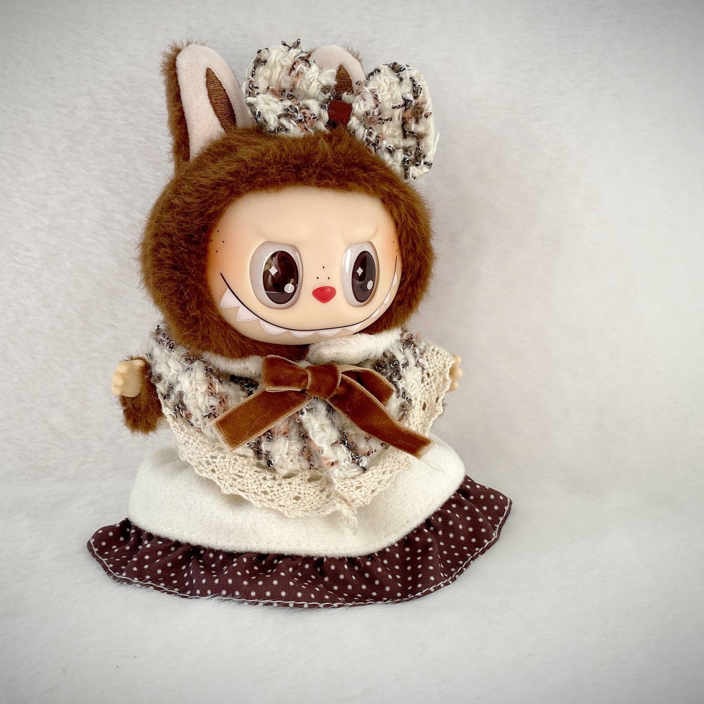 17cm Labubu Dress Up Set Outfit Changeable Costume