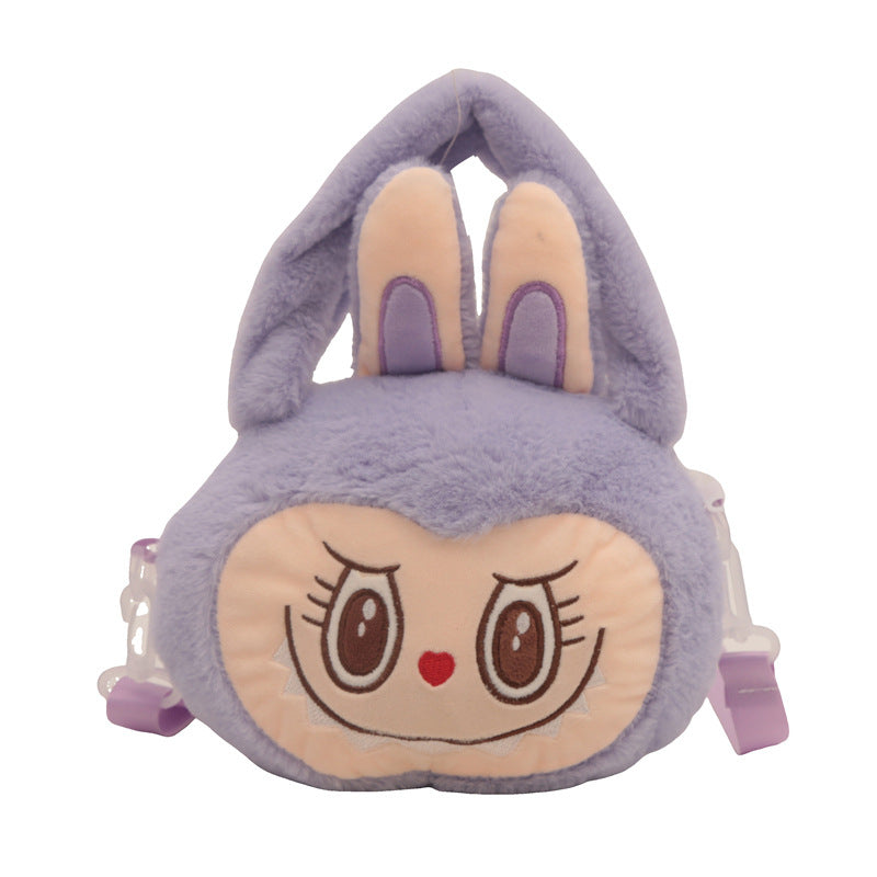 Labubu Plush Cartoon Soft & Adorable Crossbody Bag Girls
