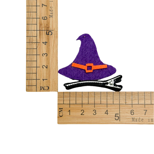 Halloween Hair Clips Pumpkin Witch Hat Spider Bat Monster Headpieces Mesh Party Accessories