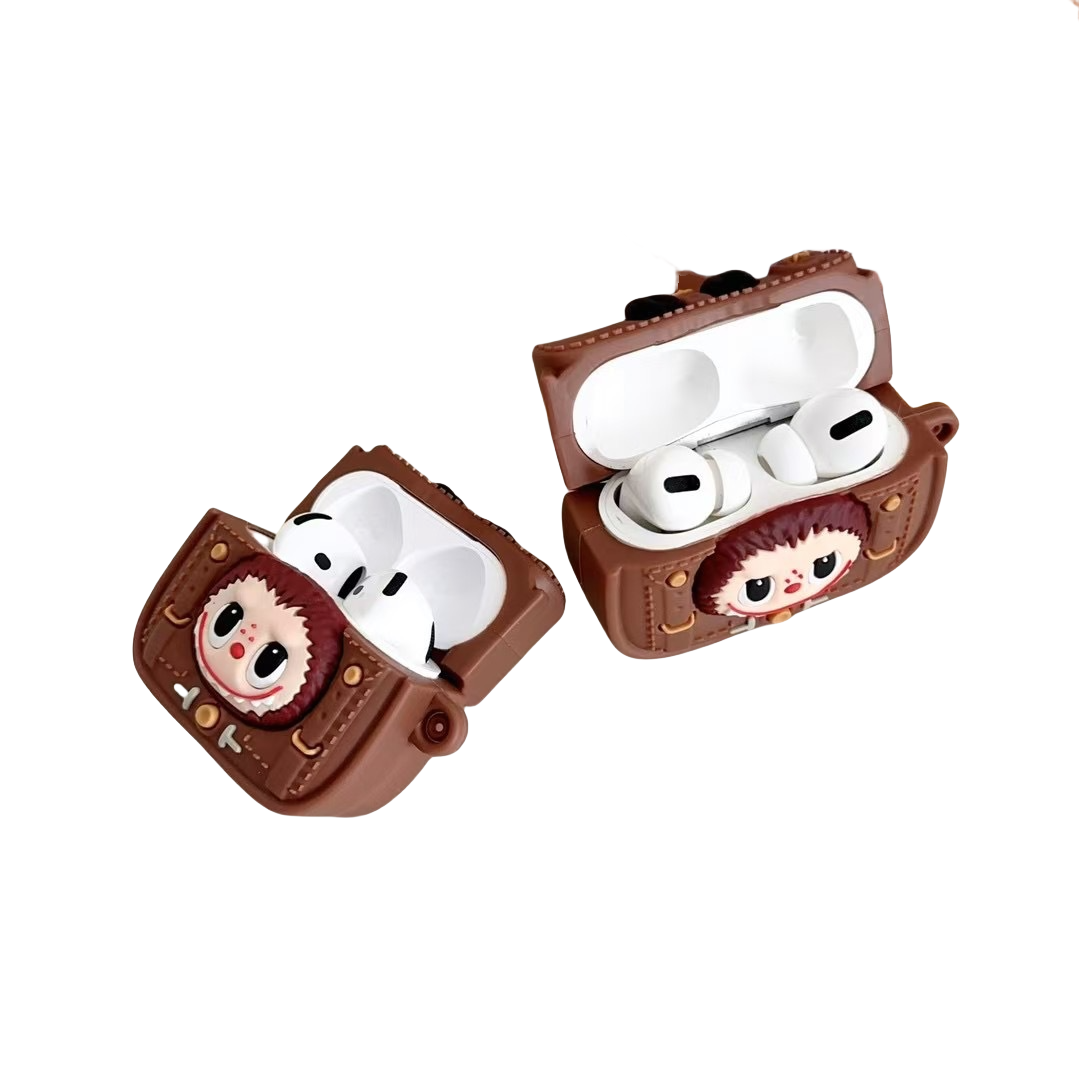 Labubu AirPods Case Cute Bag-Shaped Wireless Earbuds Cover for Apple