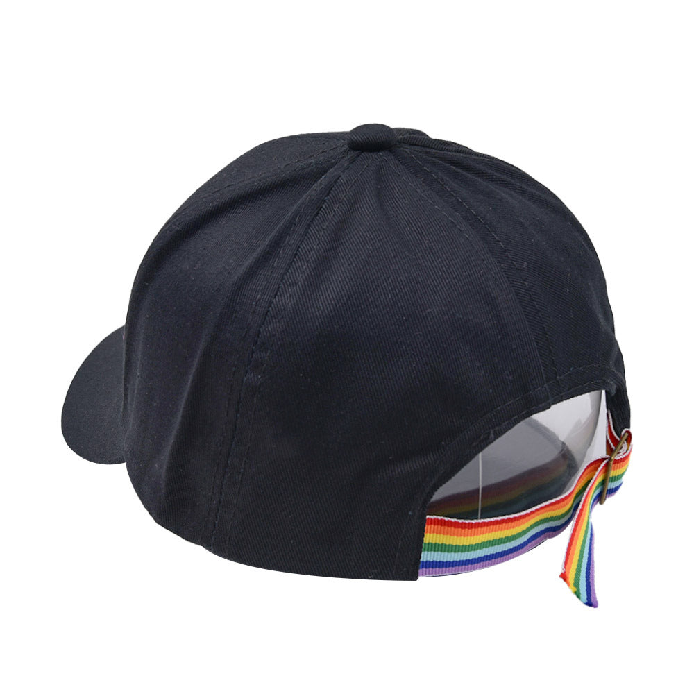 Kids Rainbow Towel Embroidered Parent Child Baseball Cap