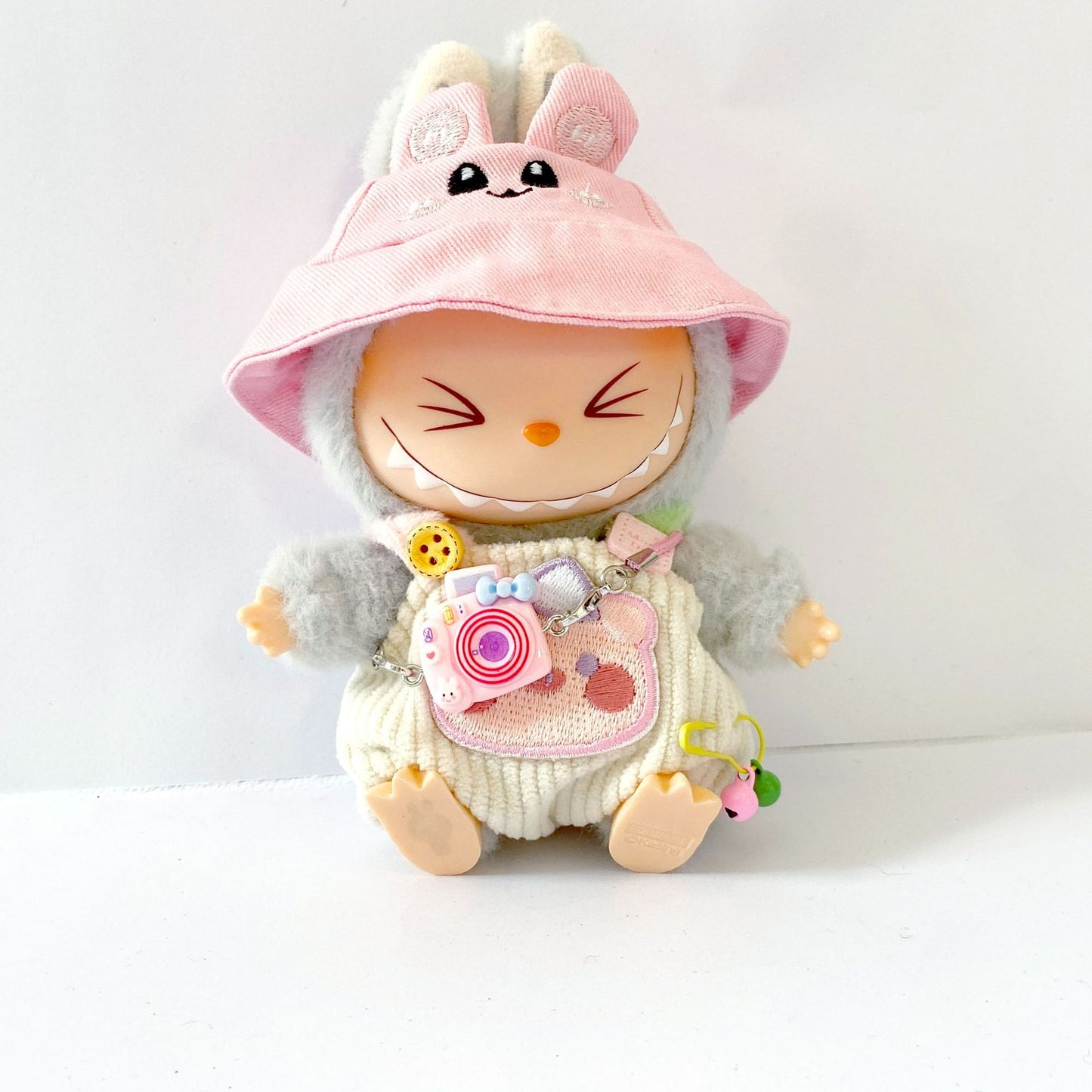 17cm Labubu Doll Clothes Outfit Dress Up Changeable Costume