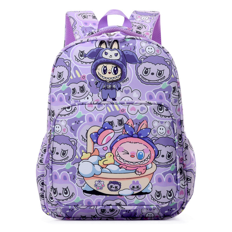 Labubu Print Trendy Large Backpack Back To School Bag 6 Colors