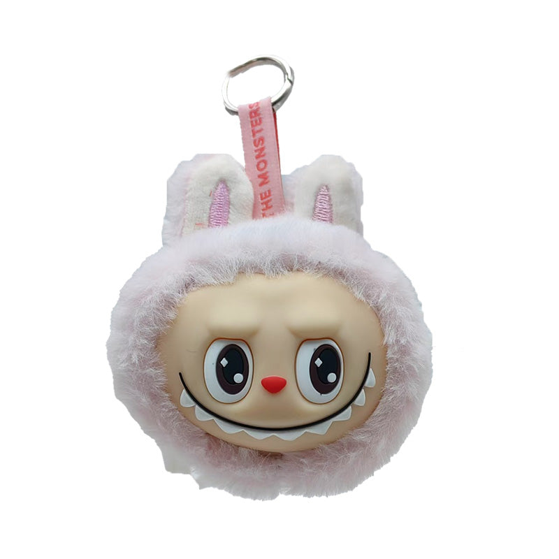 Lalububu Plush Keychain Cute Bag Car Key Accessory 4 Colors