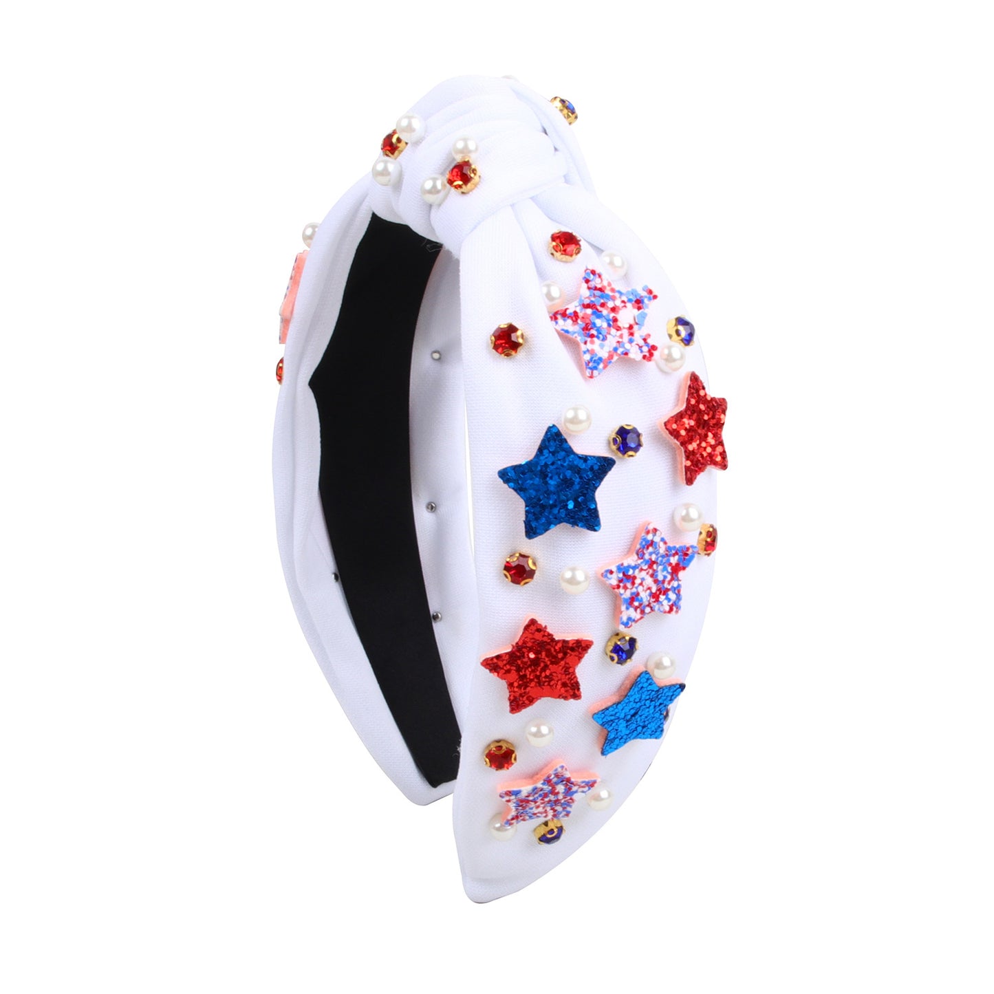 Patriotic Vibrant Knot Headband Flag Hair 6 Colors