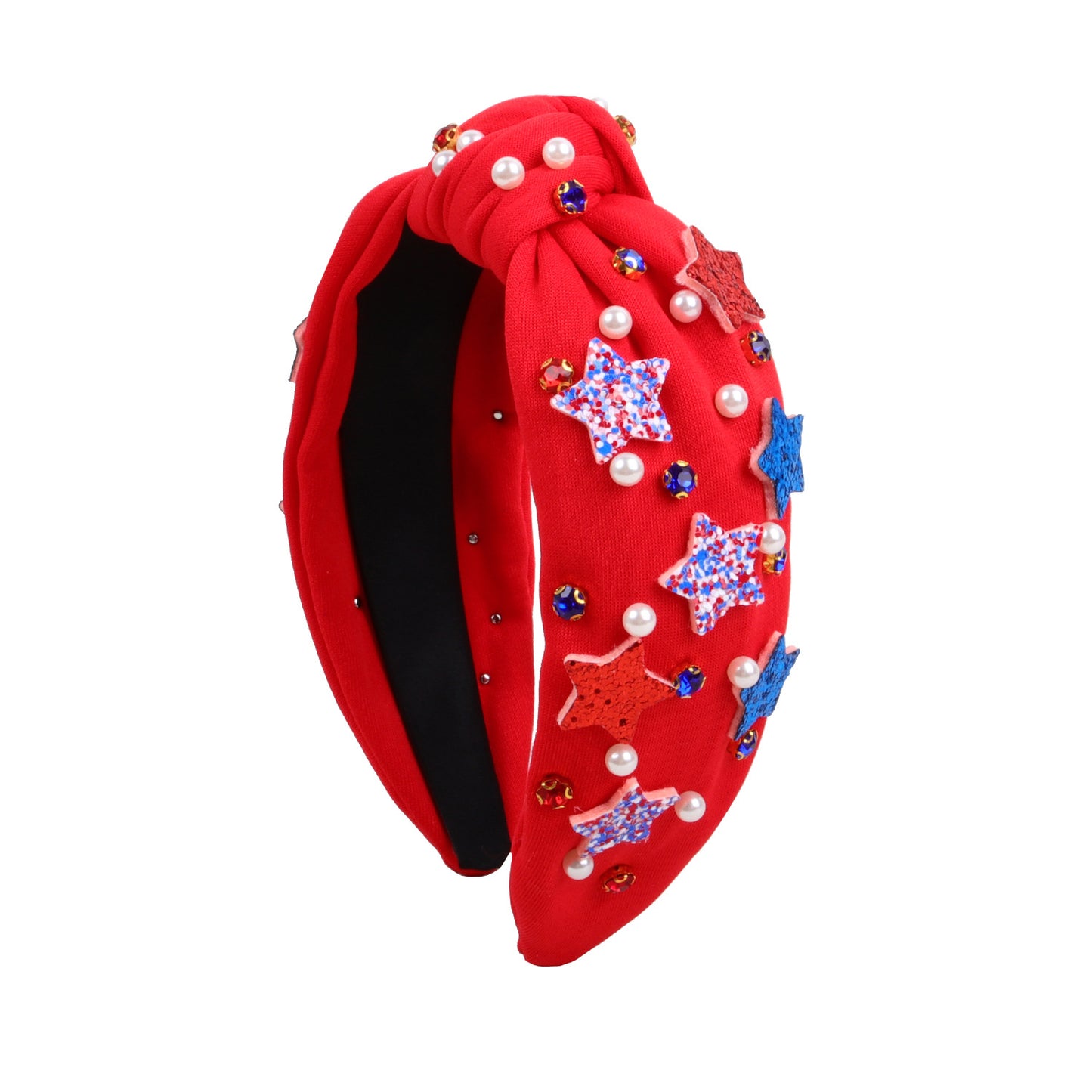 Patriotic Vibrant Knot Headband Flag Hair 6 Colors