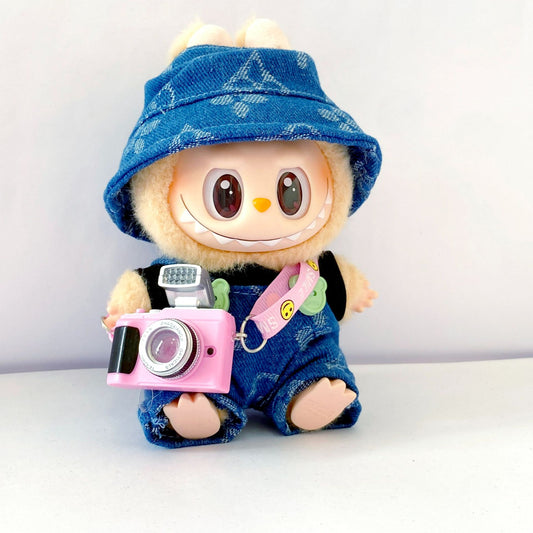 17cm Labubu Doll Clothes Outfit Dress Up Changeable Costume