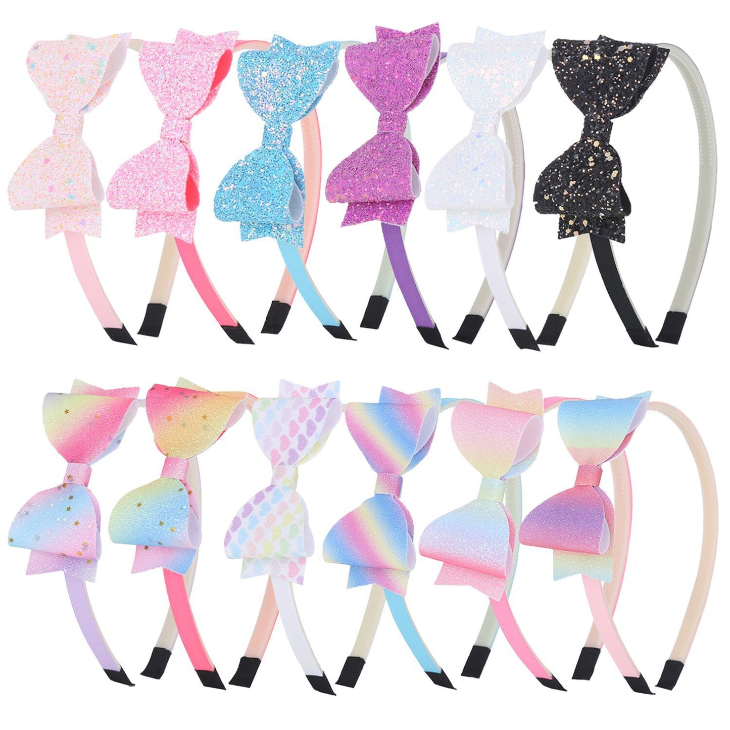Double Layer Bow Hairband Shiny Hair Accessories Headband