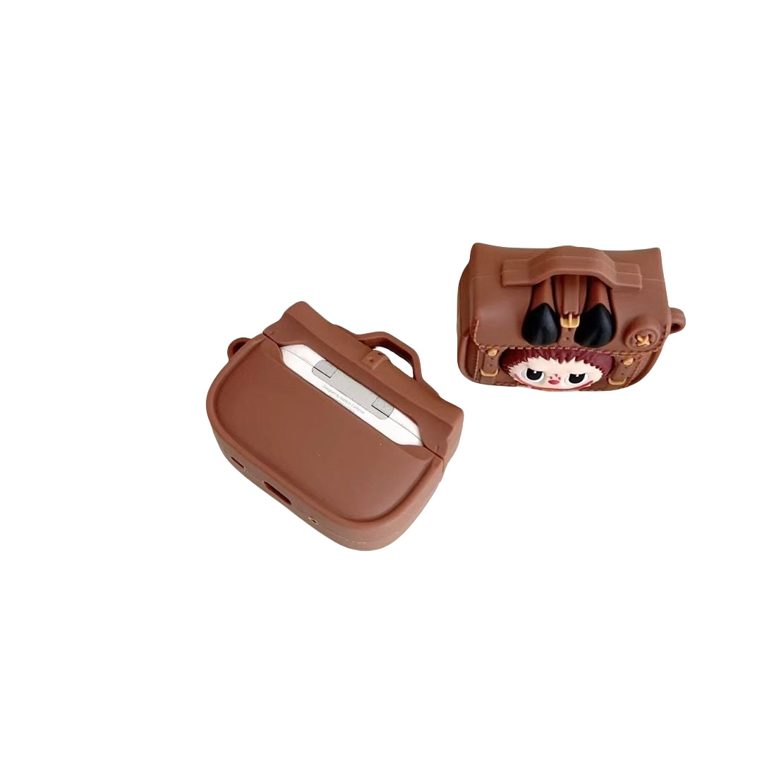 Labubu AirPods Case Cute Bag-Shaped Wireless Earbuds Cover for Apple
